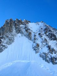 Sul pianoro alla base con le condizioni di oggi