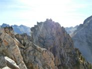 dall'anticima, la forcella e la cima con ometto