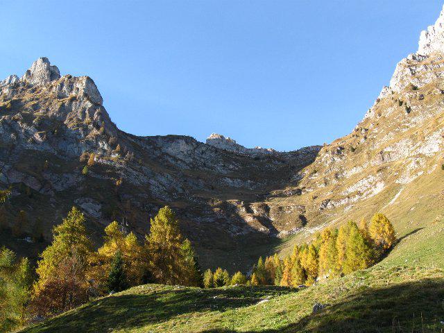 ultimo sole nei pressi del rifugio