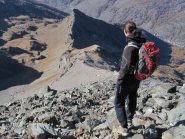 un colpo d'occhio sulla cresta finale (mentre scendevamo)