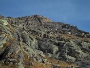 bordevolo-sulla dx la pietraia che fa accedere alla punta