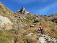 In salita verso l'Alpe La Torre