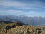 una porzione del panorama di oggi dalla vetta...