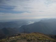 una porzione del panorama di oggi dalla vetta...