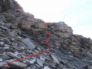 11 - roccette e pietraie insidiose con il verglas