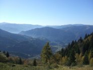 panorama dal bivacco Le Prese