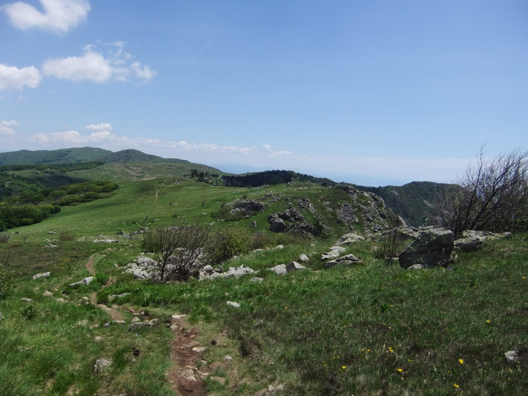 Dorsale verso Pian di Lerca