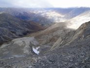 Versante di discesa verso Fouillouse