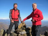 I miei compagni in cima al Monte Lera