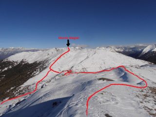 10 - Dal Genevris percorso verso il Blegier e ritorno a Monfol