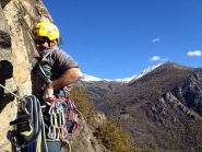 Salita in una bellissima giornata di autunno