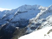 Dal colle Chaparelle il monte Cresto e il lago della Vecchia