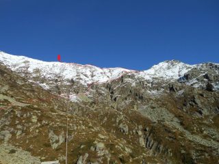 Dal rifugio della Vecchia: punta Chaparelle e via di salita