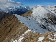 Dalla cima vista sul versante nord