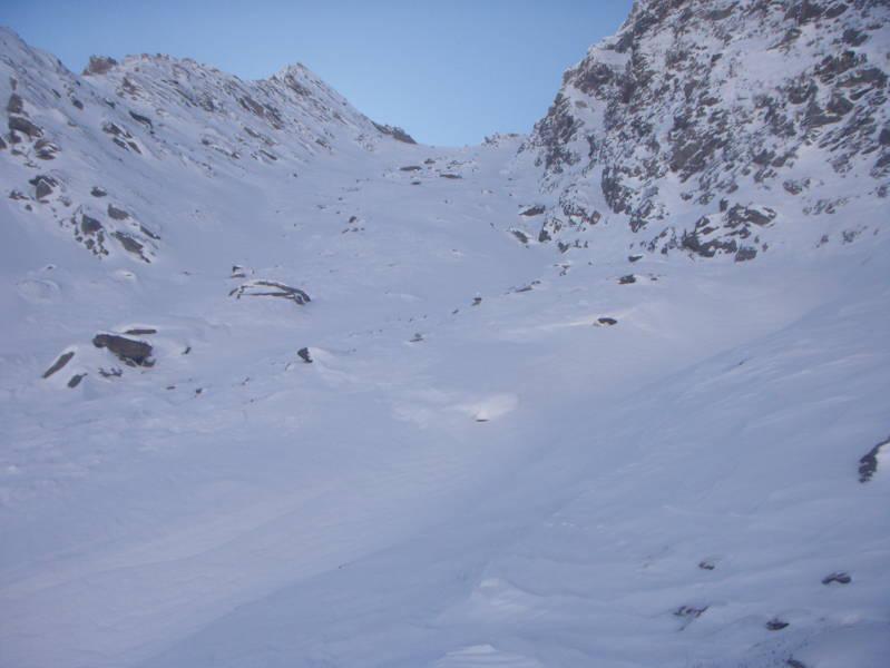 il canale da circa metà