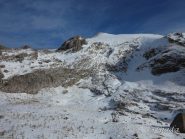 Uno sguardo ai pendii che scendono da Pian Ballaur