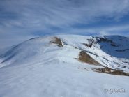 Dal Colle del Pas la dorsale verso la Cima di Pian Ballaur