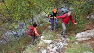 Nel torrente Nervia.