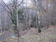 Tratto di mulattiera di rientro 