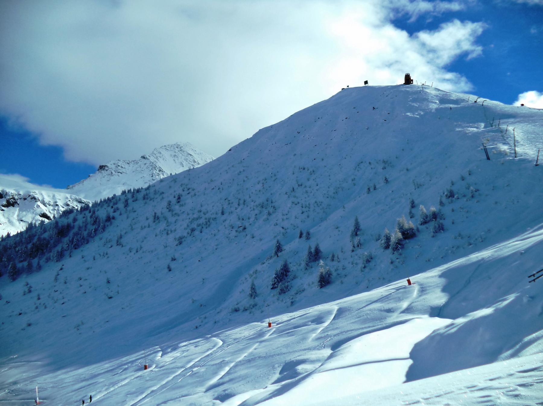 pendio NE salendo dalla normale