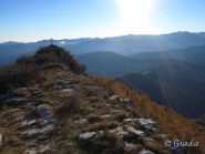Verso la croce del Monte La Guardia