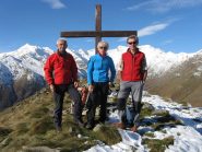 con gli amici Battista e Mario