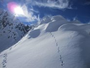 La cima innevata