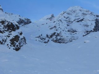 variante canalino diretto..in giallo via classica..