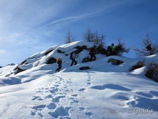 Salendo al Bric delle Mendie