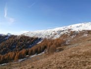 la dorsale dal colle del Prete che farò al ritorno