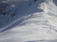 il passo dell'Asino, uscita della via da Desert