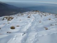 La neve sul tratto finale