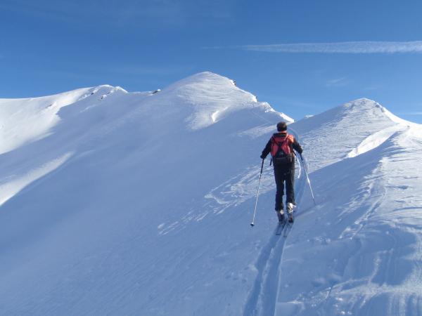 Sulla facile dorsale finale 