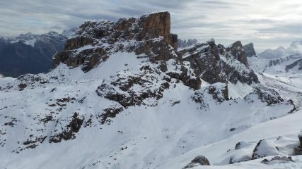 averau e nuvolau dalla cima