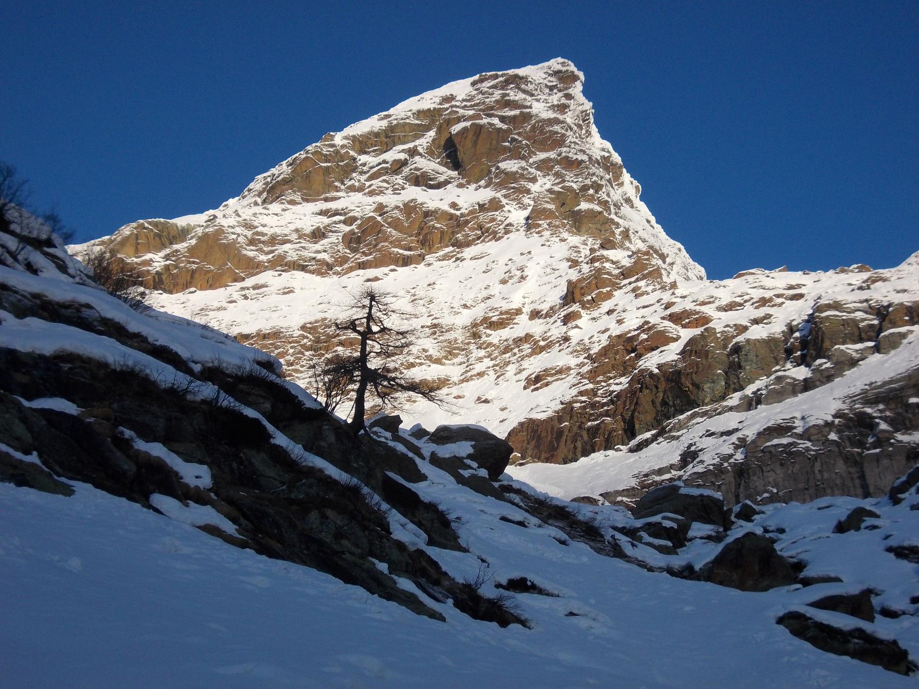 Salendo alla sinistra del torrente