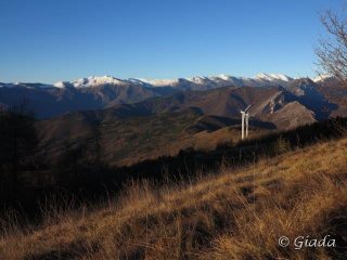 Alla partenza dal colle di Caprauna