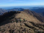 La dorsale di discesa dal Galero