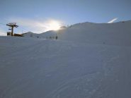 parte alta delle piste