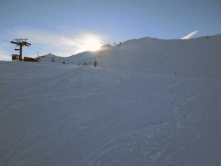 parte alta delle piste
