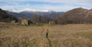 veduta sulla Valle di Viù salendo al Colle Lunella