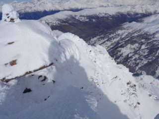 dalla vetta incrostazioni patagoniche
