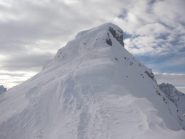 la vetta dalla cresta sommitale