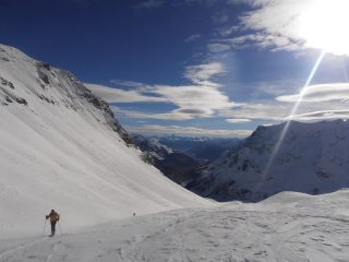 In salita