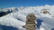 Monte Arzola, sullo sfondo il Gran Paradiso