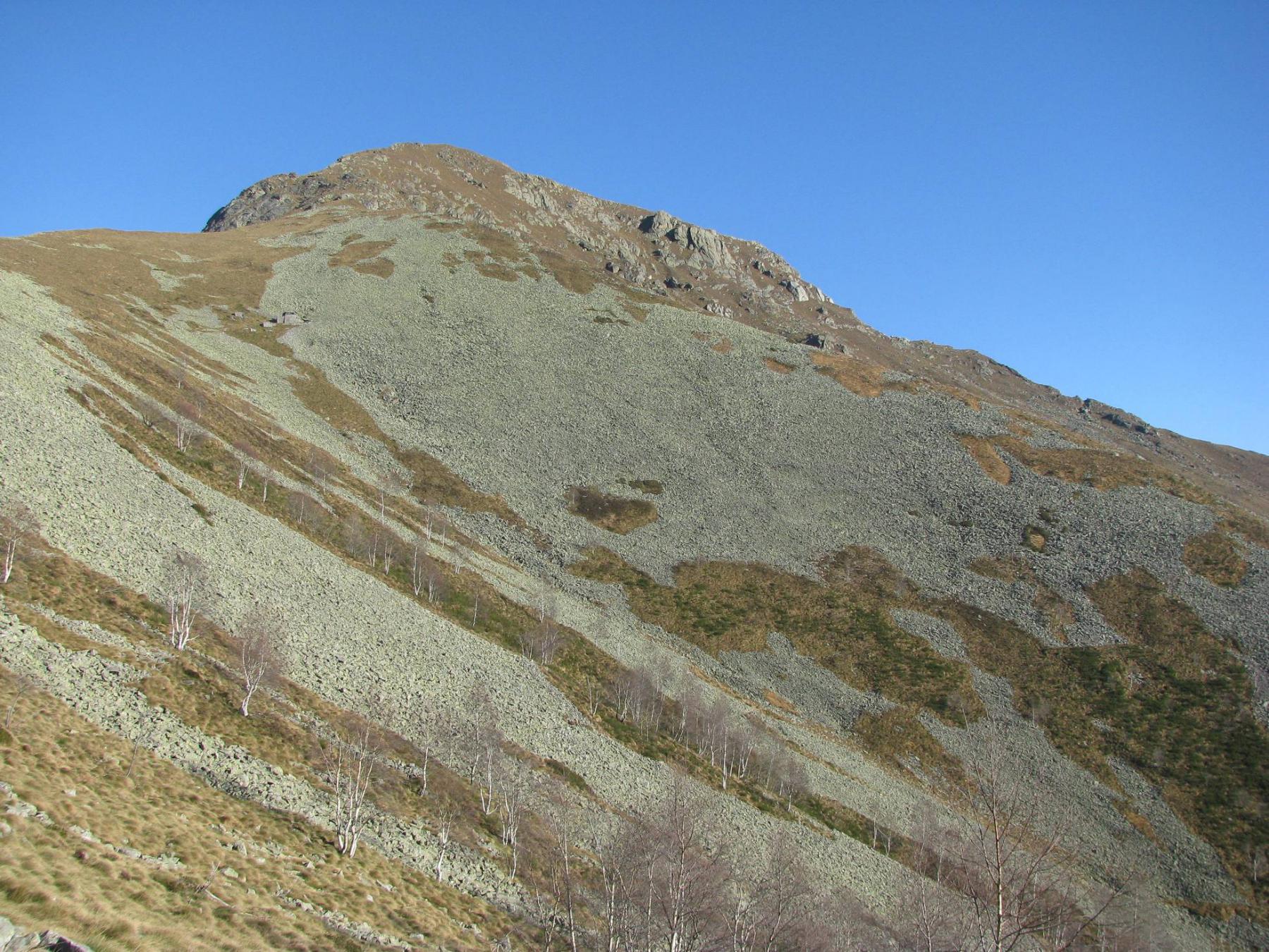 Monte Gregorio, salendo alla Torretta delle Cime