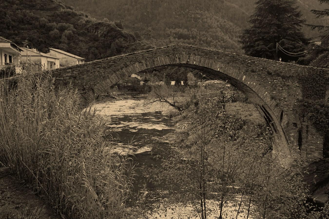 il ponte medievale o romano di Badalucco