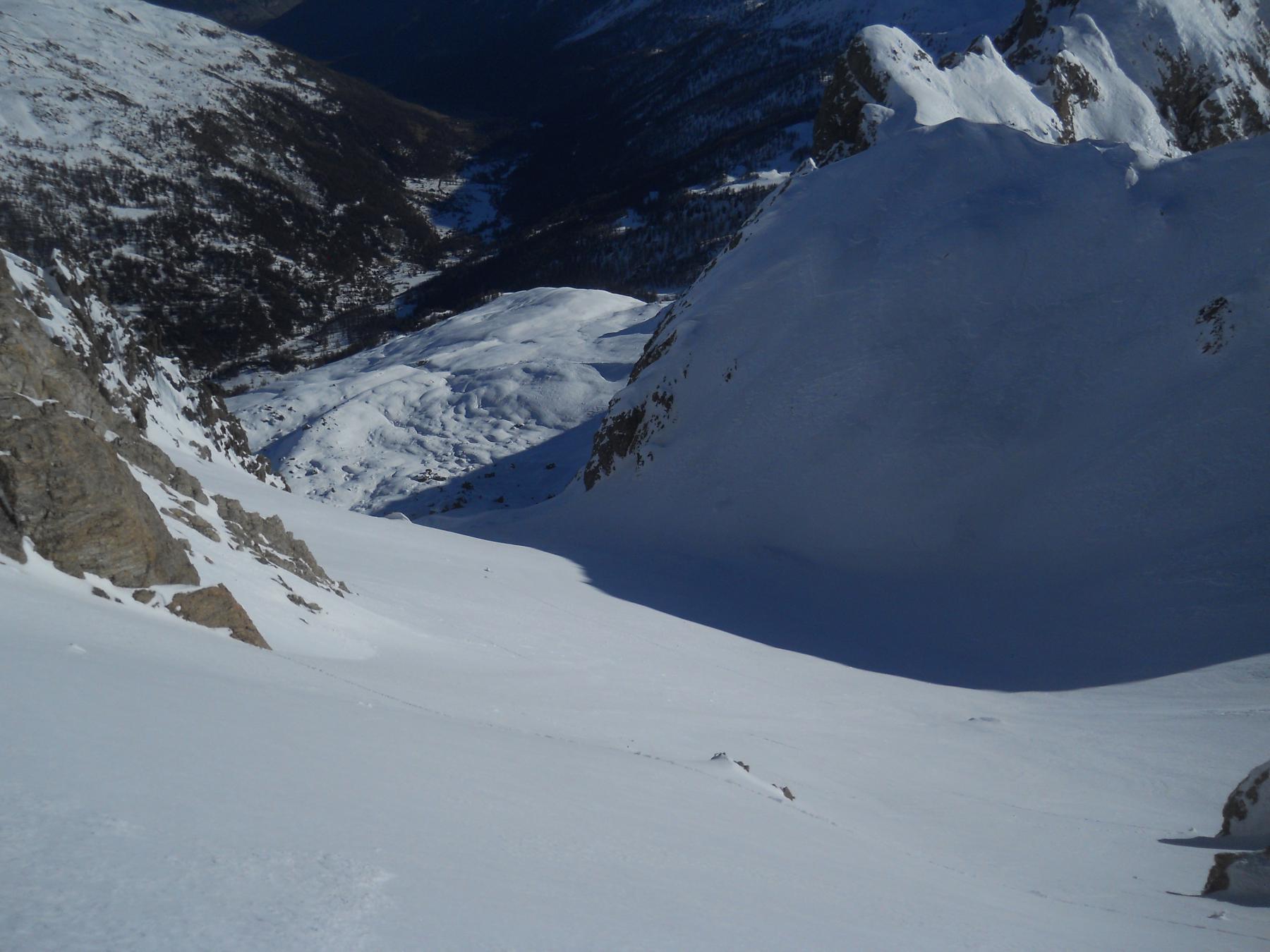 in cima all'ultimo canale