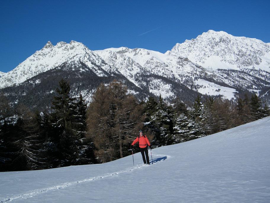 salendo verso la dorsale
