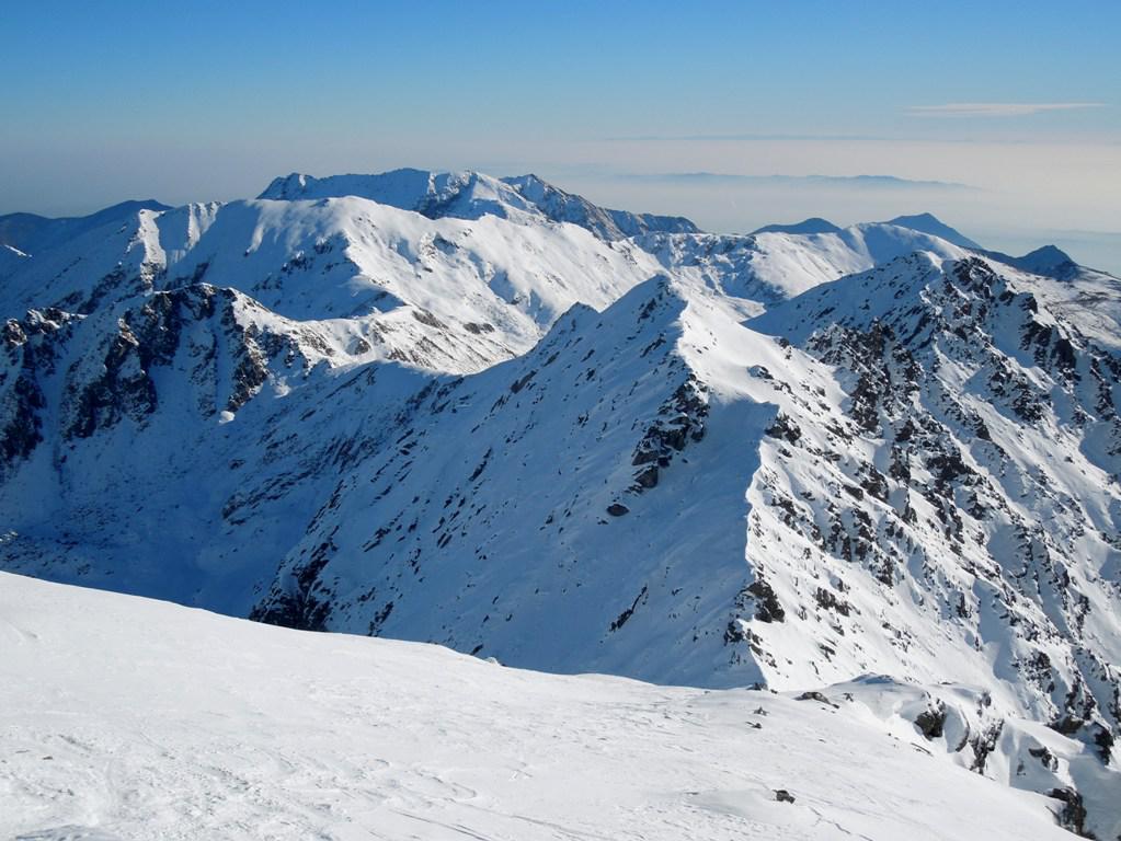 Salendo alla Spalla , la Maritano, il Grifone e il Civrari