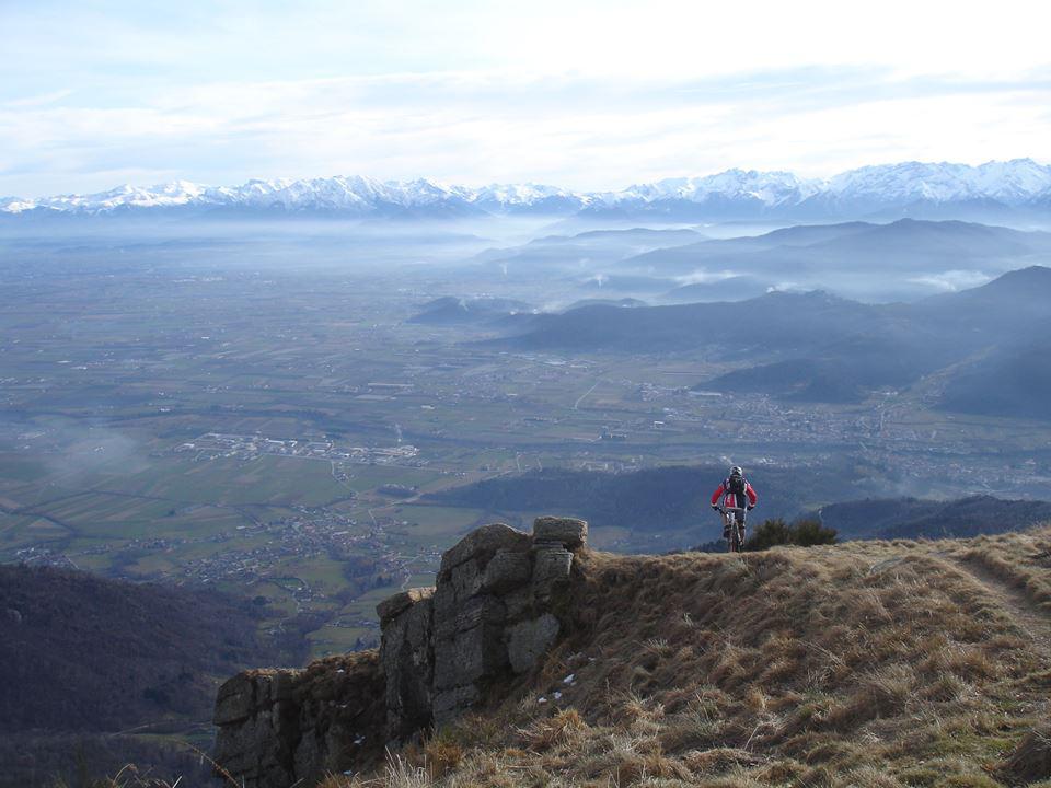 prima parte di discesa dalla punta